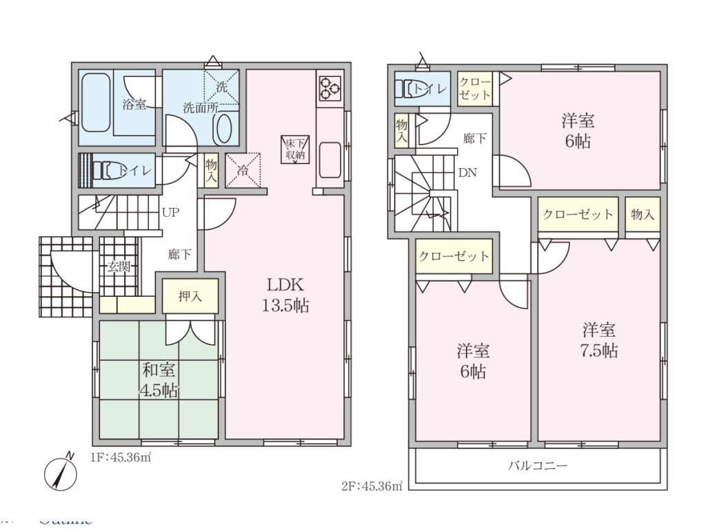 区画図・間取り